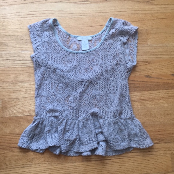 Delia’s Lacy, Flared Blouse - Picture 2 of 3